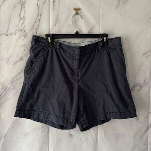ANN TAYLOR LOFT - BLUE CHINO SHORTS WOMENS SIZE 12